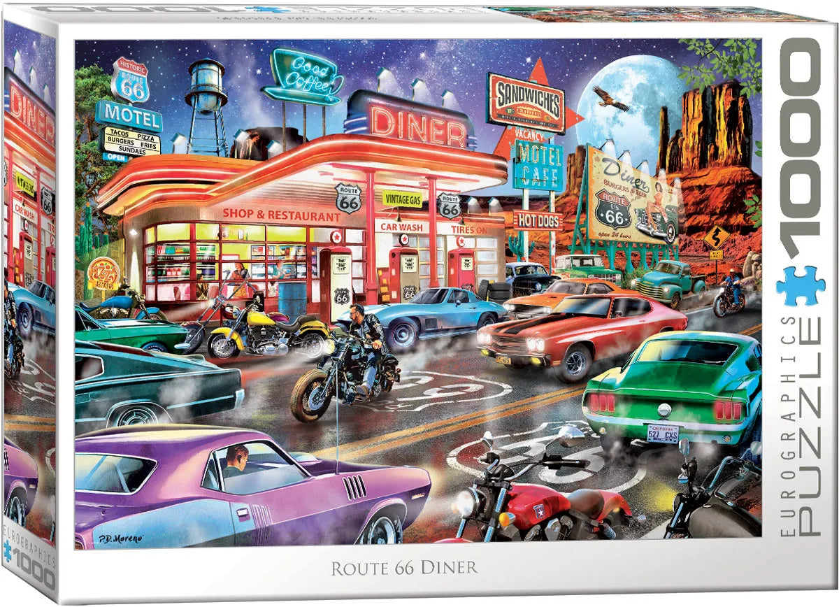 Eurographics - Route 66 Diner 1000 Piece Jigsaw Puzzle