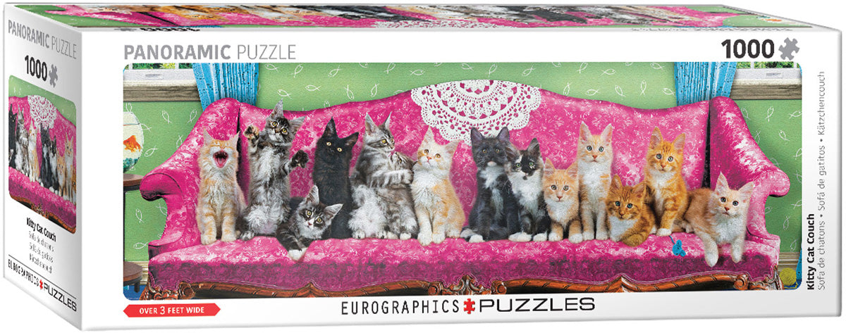 Eurographics - Kitty Cat Couch 1000 Piece Jigsaw Puzzle