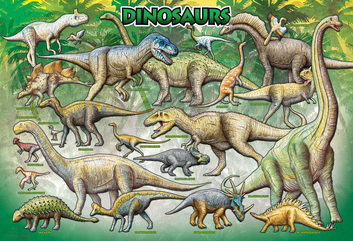 Eurographics Kids - Dinosaurs 100 Piece Jigsaw Puzzle