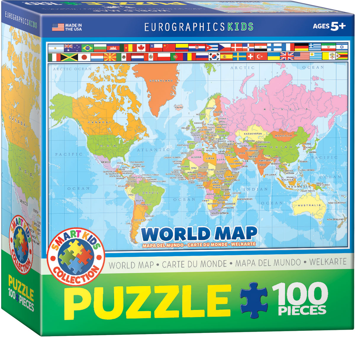 Eurogrpahics Kids - Map of the world 100 Piece Jigsaw Puzzle