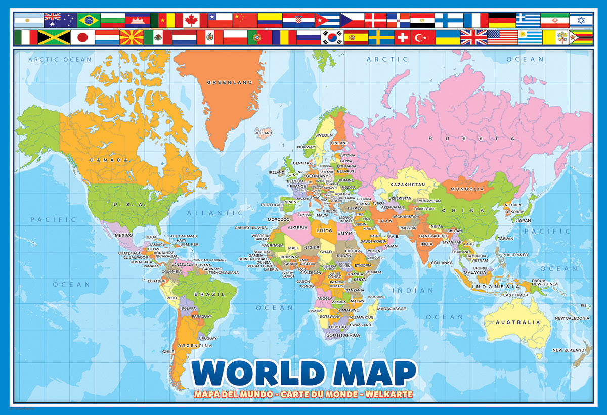Eurogrpahics Kids - Map of the world 100 Piece Jigsaw Puzzle