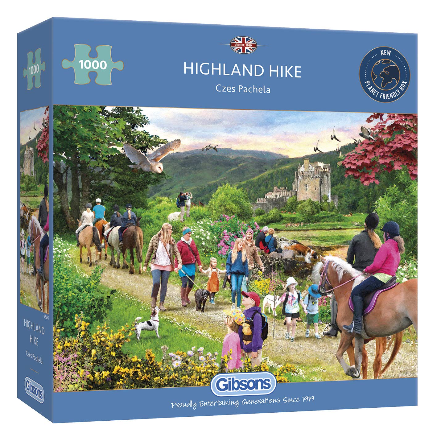 Gibson - Highland Hike 1000 Piece Jigsaw Puzzle image 0