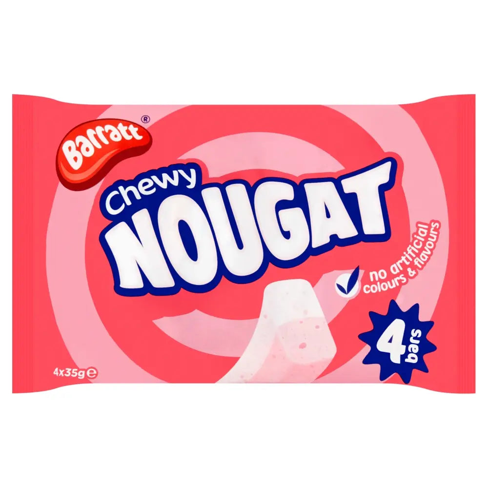 Barratt Soft Chewy Nougat 4 Pack - 140g