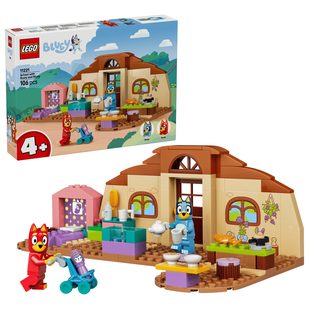 Lego - Bluey: School with Rusty & Bluey 11221