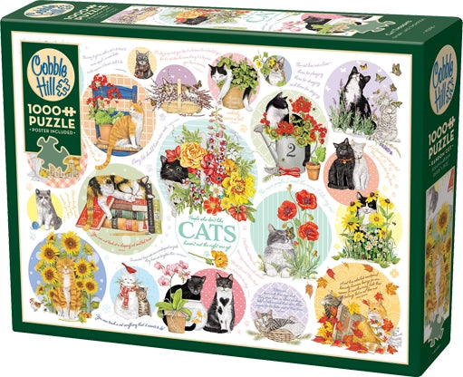 Cobble Hill - Cat Thoughts 1000 Piece Jigsaw Puzzle