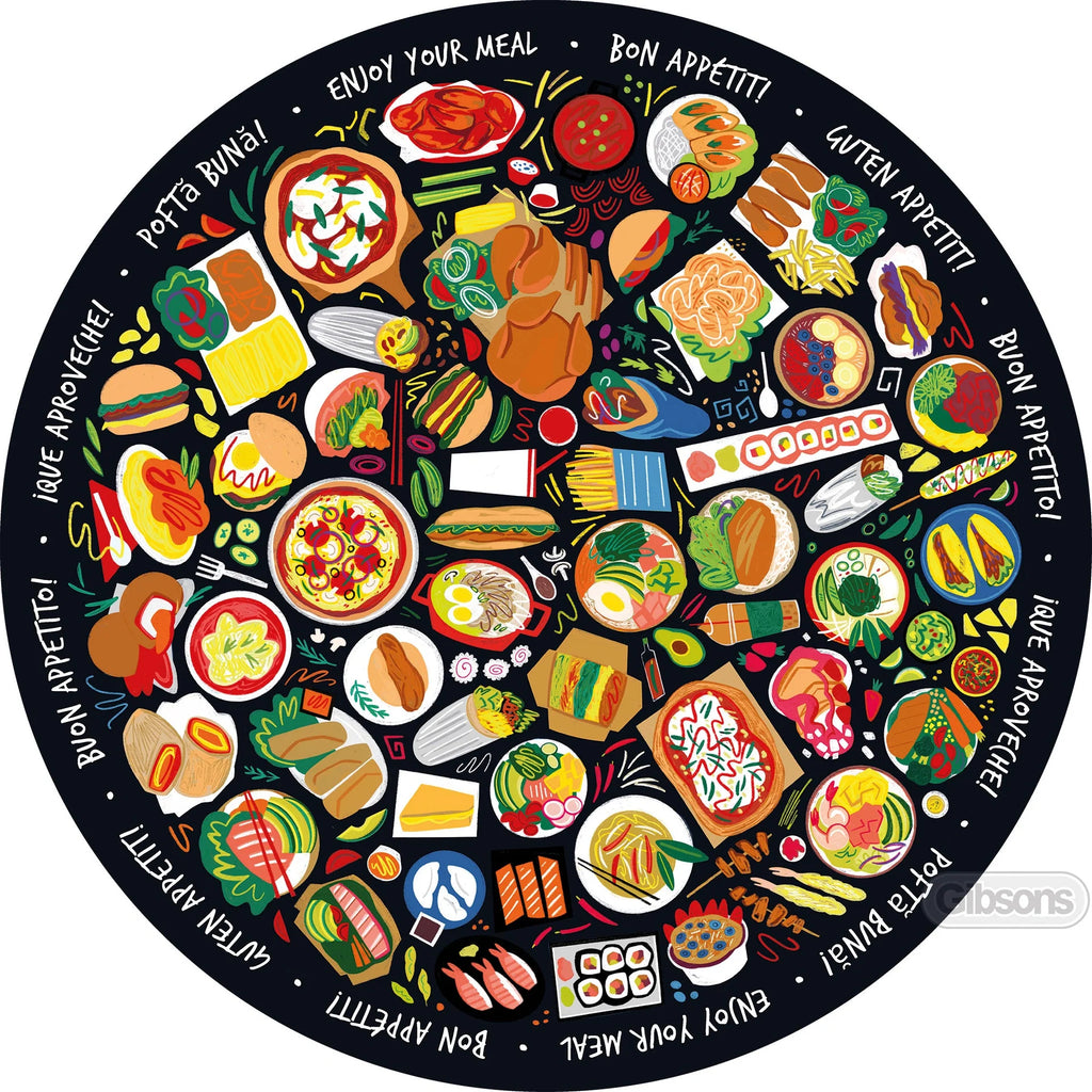 Gibson - World Food 500 Piece Jigsaw Puzzle image 1