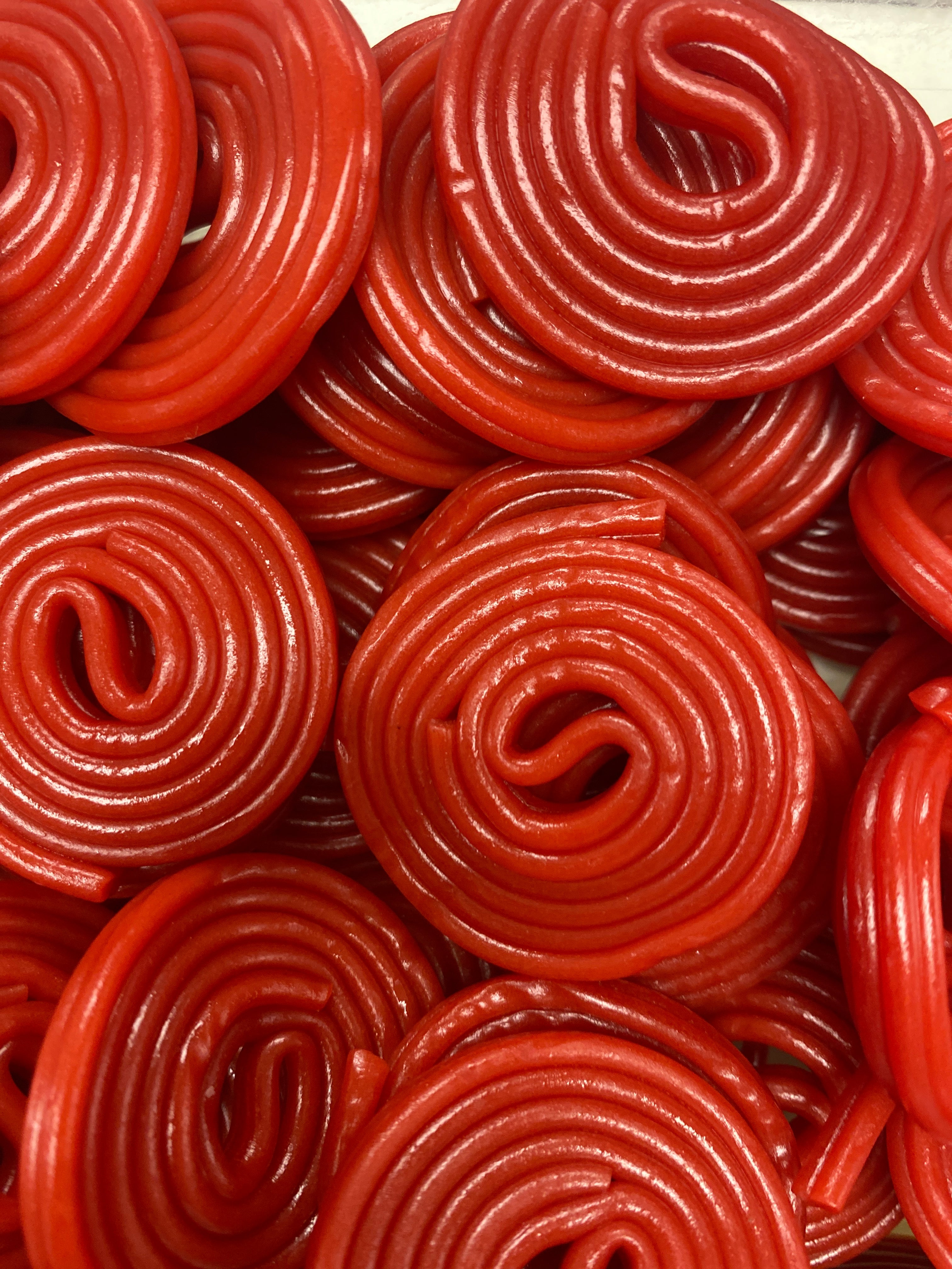 Red Liquorice Wheels - Each
