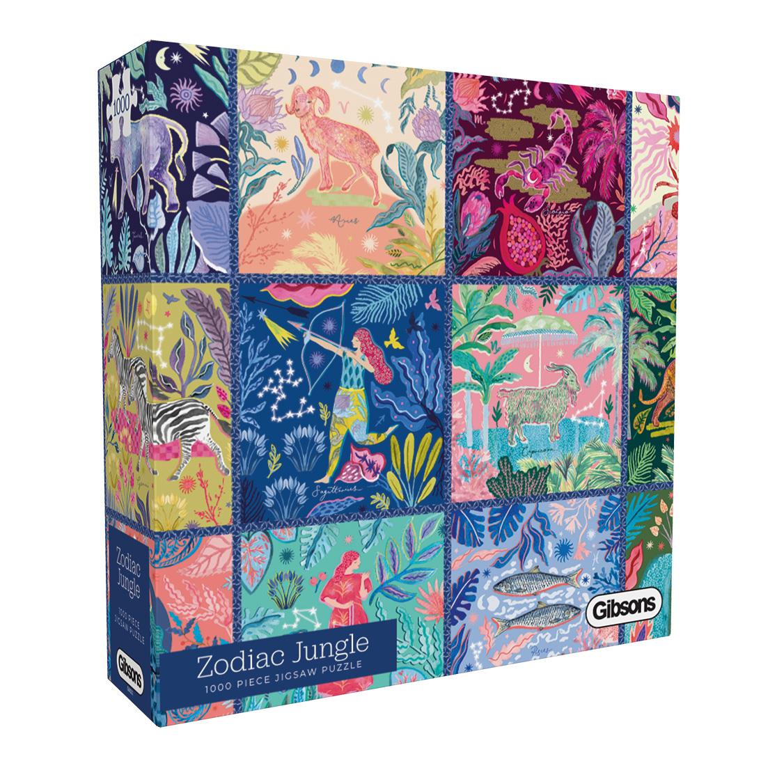 Gibsons - Zodiac Jungle 1000 Piece Jigsaw Puzzle