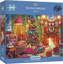 Gibson - Festive Fireside 1000 Piece Jigsaw Puzzle image 0