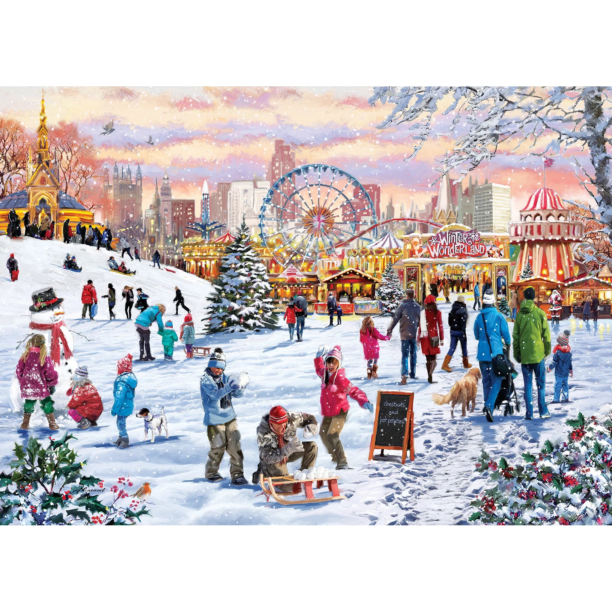 Gibson - Hyde Park Wonderland 1000 Piece Jigsaw Puzzle image 1