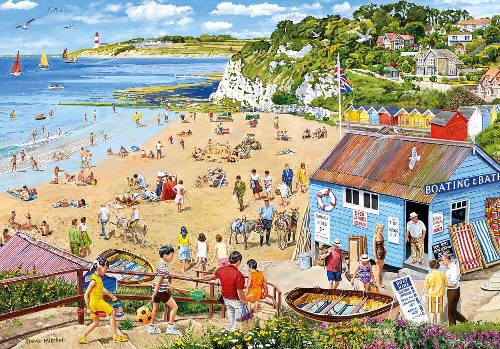 Gibson - Wish You Were Here 4 x 500 Piece Jigsaw Puzzle image 1