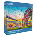 Gibson - Three Bridges Crossing 1000 Piece Jigsaw Puzzle image 0