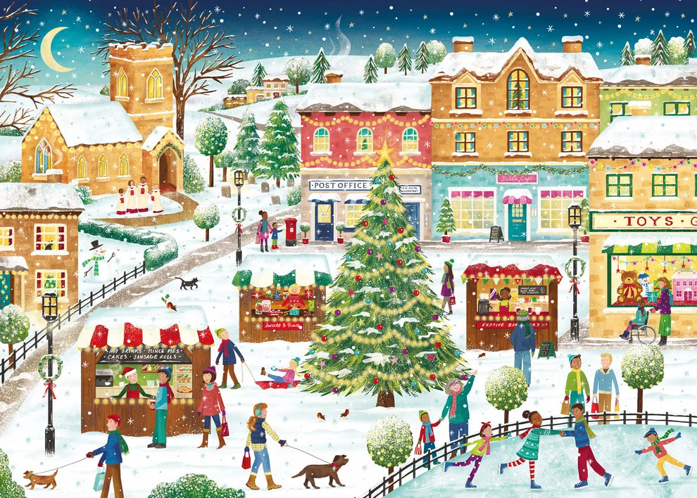Otterhouse - Christmas Festivities 1000 Piece Jigsaw Puzzle Piece Jigsaw Puzzle