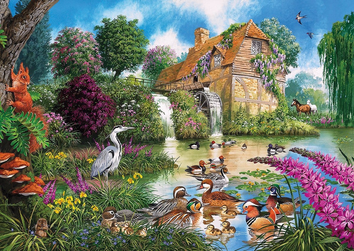 Gibson - Flora & Fauna 4 x 500 Piece Jigsaw Puzzle image 2