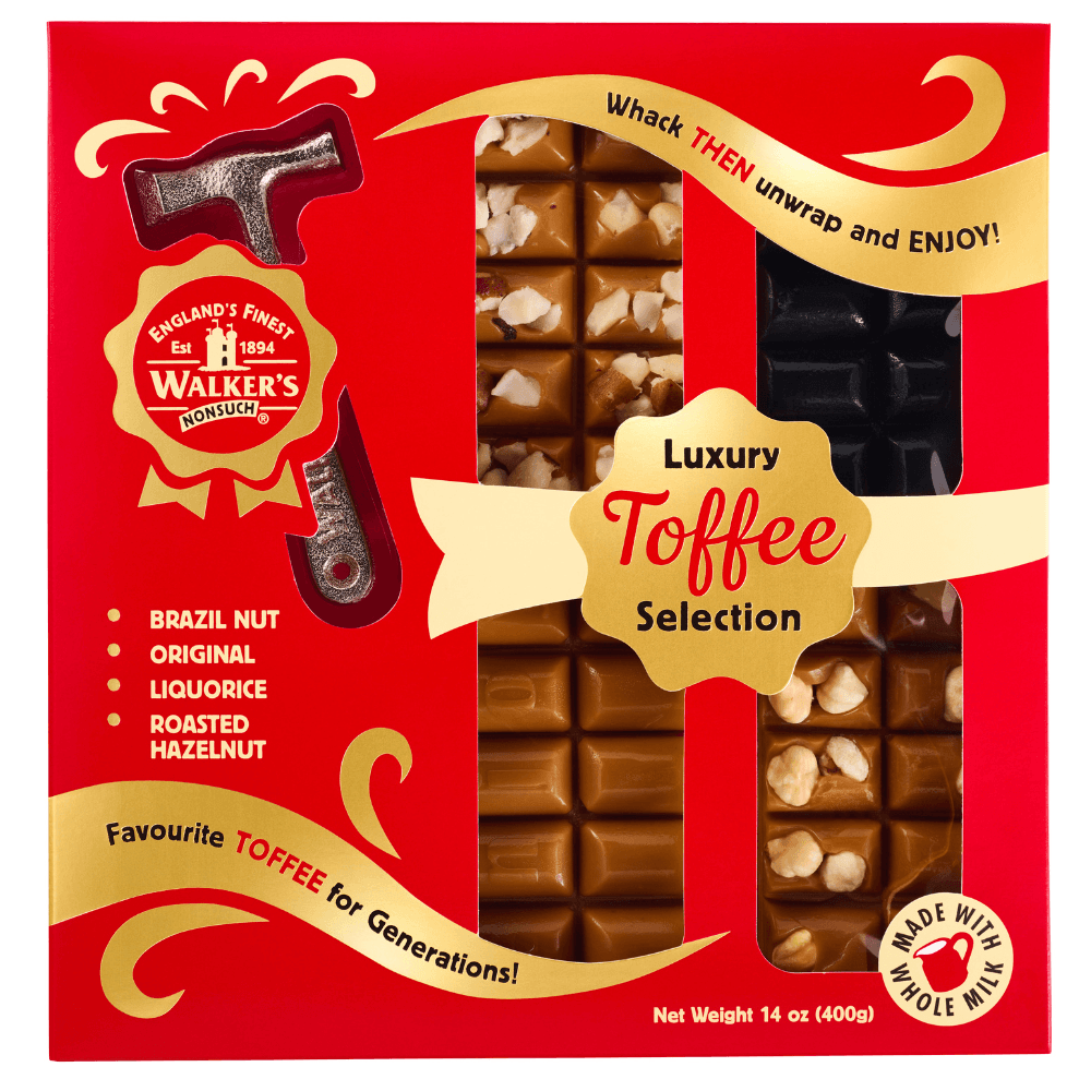 Walker's Nonsuch Luxury Toffee Selection Hammer Pack - 400g