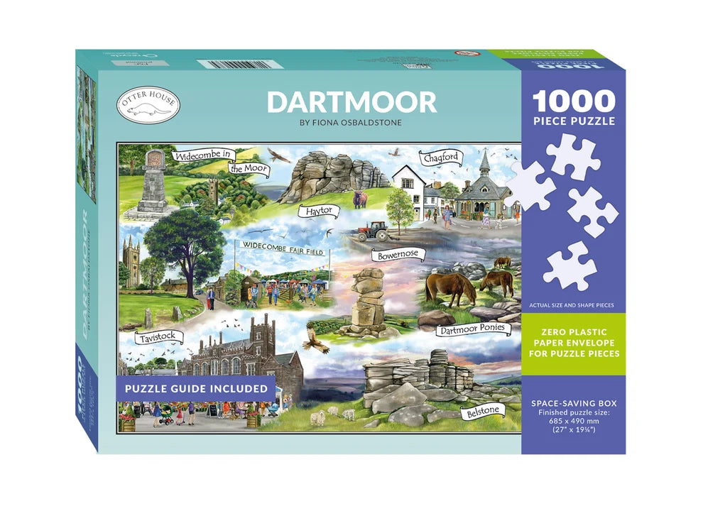 Otterhouse - Dartmoor 1000 Piece Jigsaw Puzzle Piece Jigsaw Puzzle