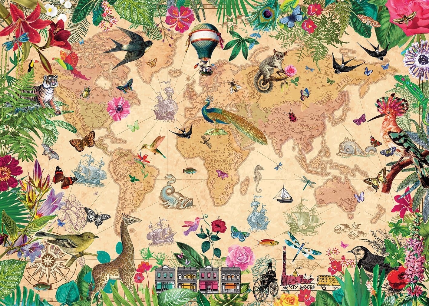 Gibson - A World of Life 1000 Piece Jigsaw Puzzle image 1