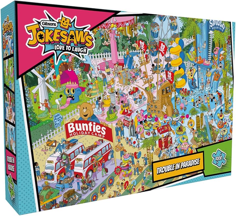 Gibson - Trouble in Paradise 1000 Piece Jigsaw Puzzle image 0