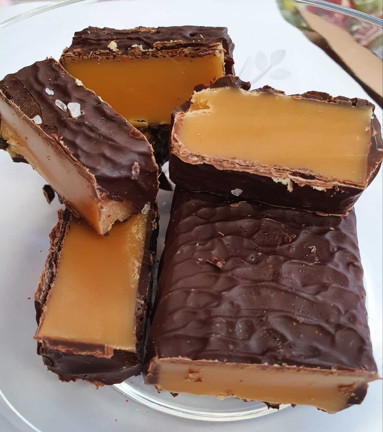Chocolate Covered Salted Caramel Fudge 100g image 0