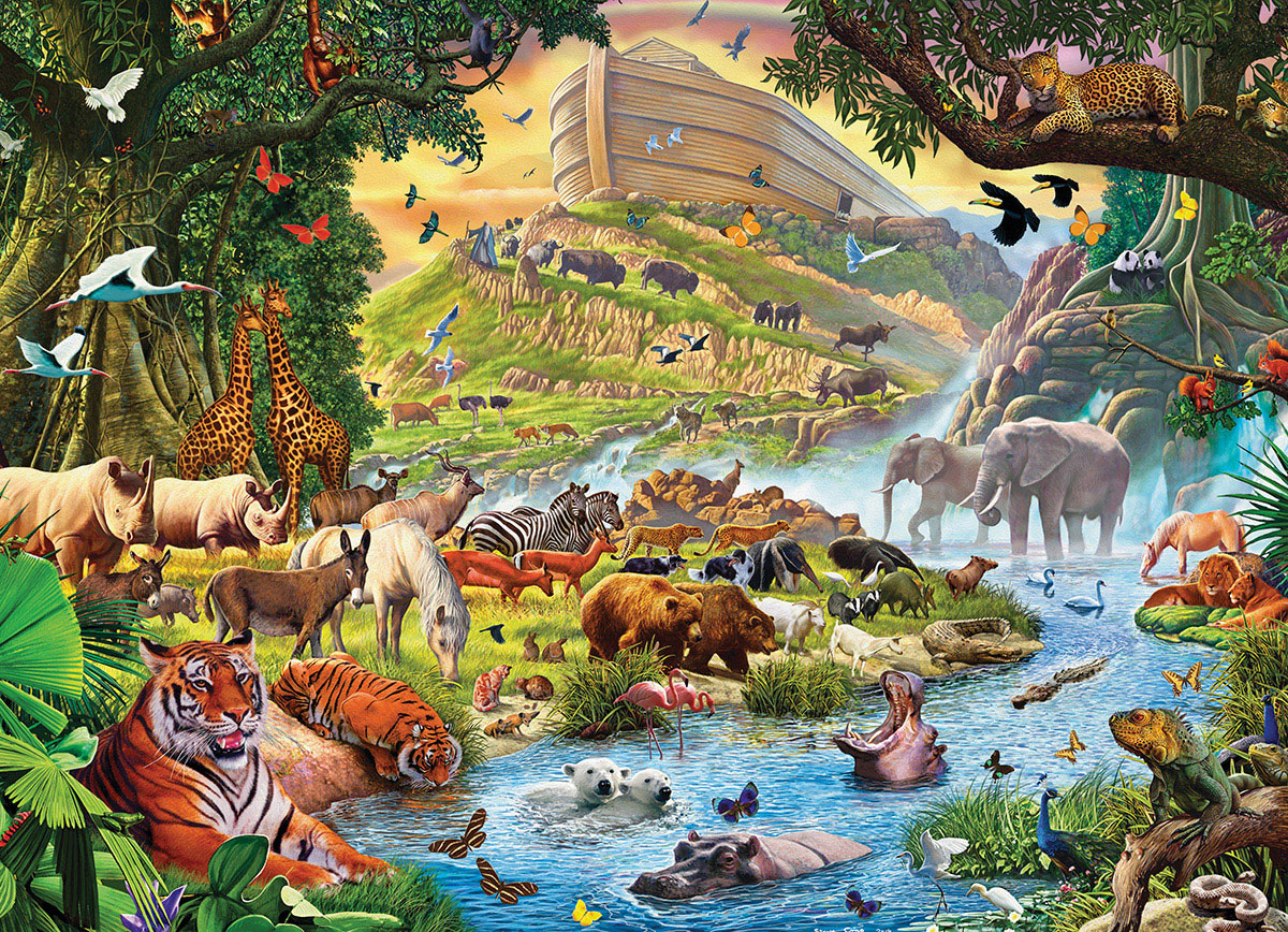 Eurographics - Noahs Ark Before the Rain 500 Piece Jigsaw Puzzle