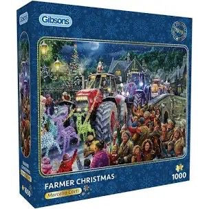 Gibson - Farmer Christmas 1000 Piece Jigsaw Puzzle image 0