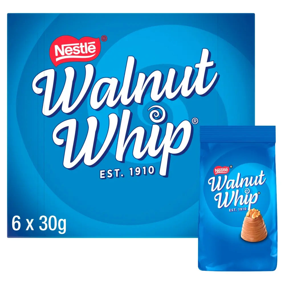 Nestle Walnut Whip 6 Pack 180g