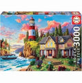 Educa - Lighthouse & Cottage (3000) image 0