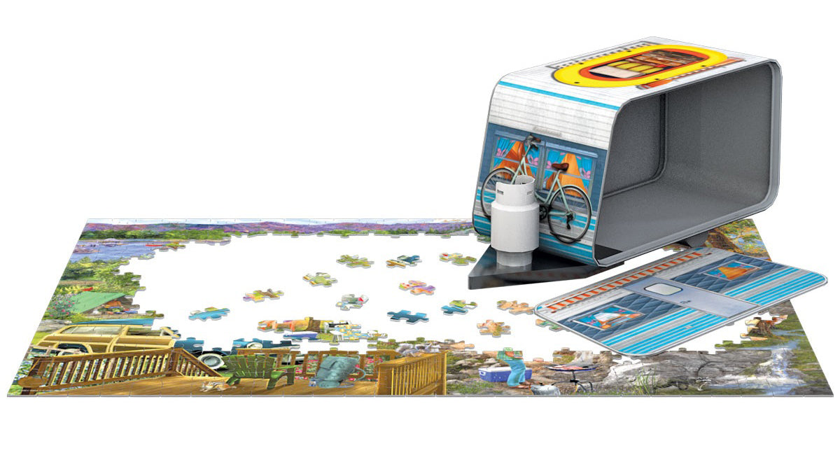 Eurographics - Camper Van Gift Tin 550 Piece Jigsaw Puzzle