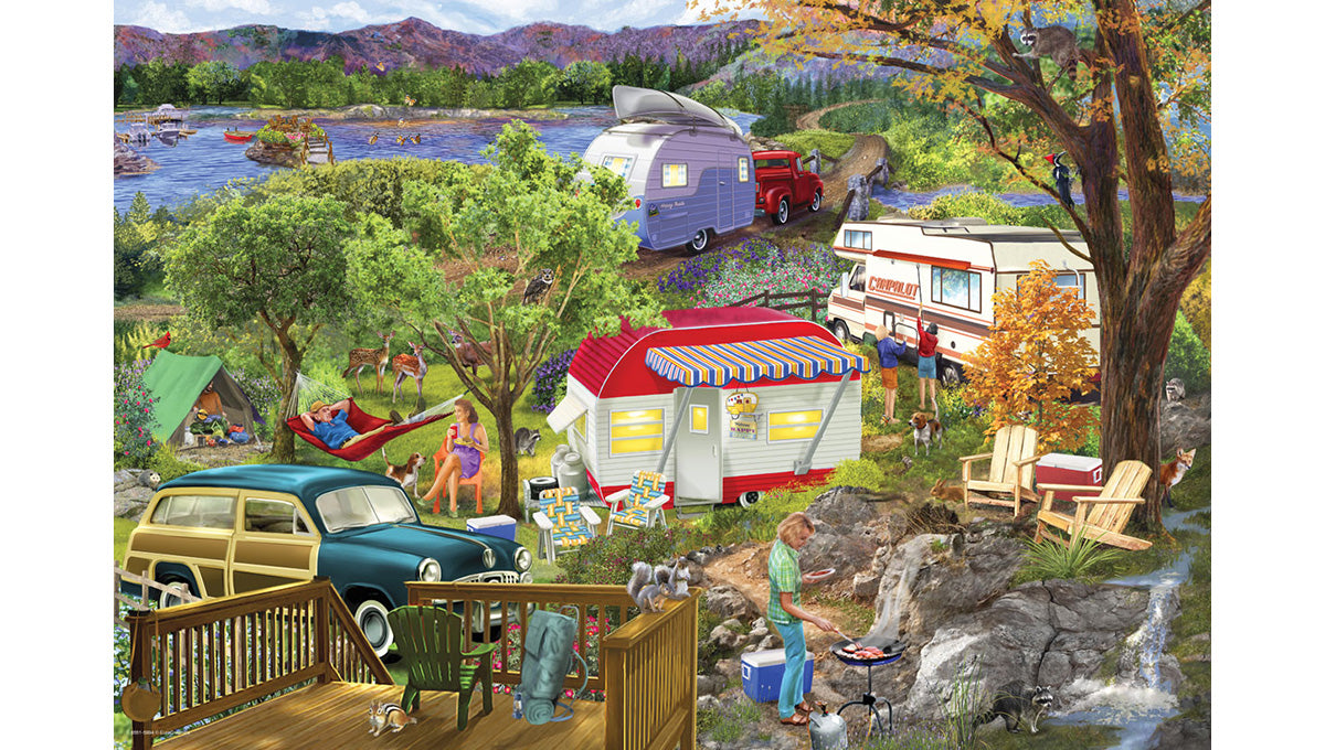 Eurographics - Camper Van Gift Tin 550 Piece Jigsaw Puzzle