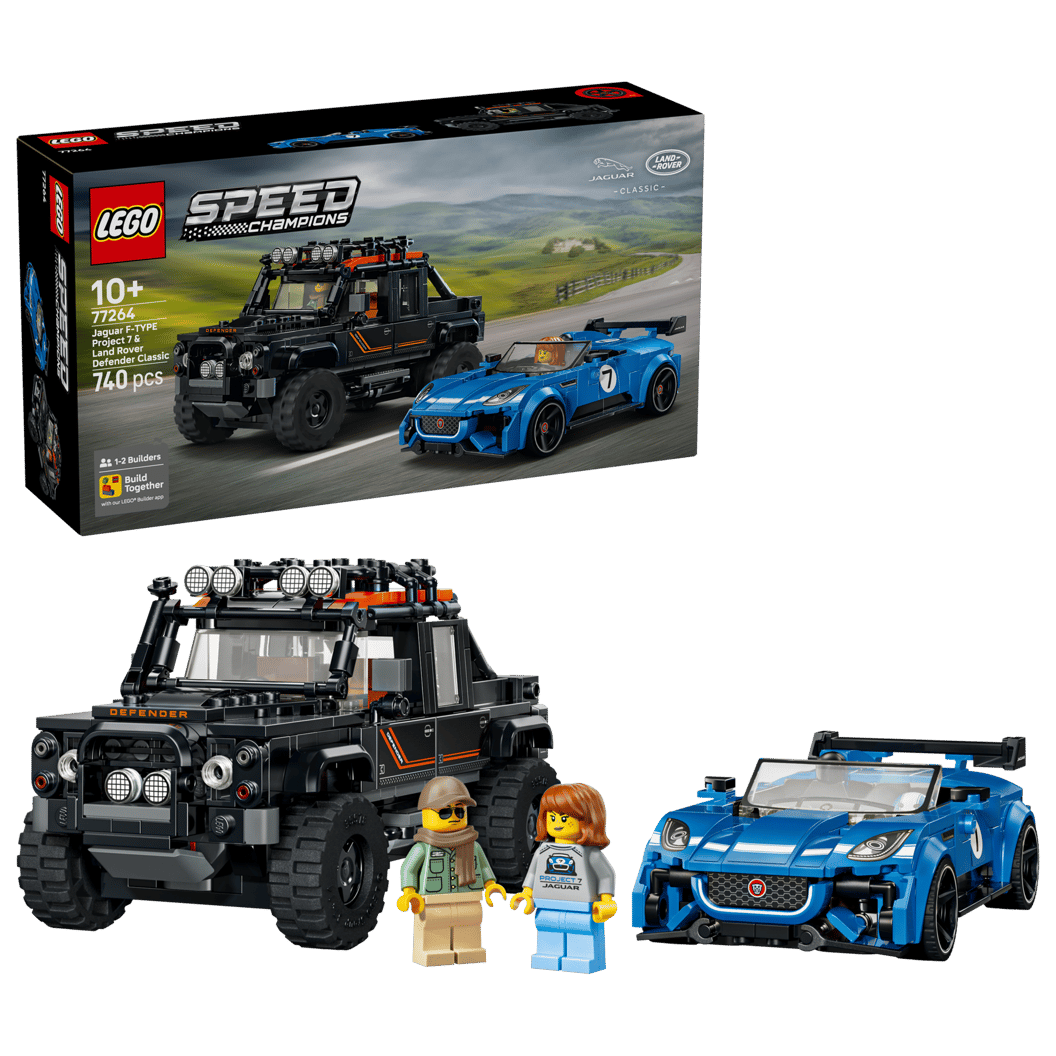 Lego - Speed Champion: Jaguar Project & Land Rover Defender 77264