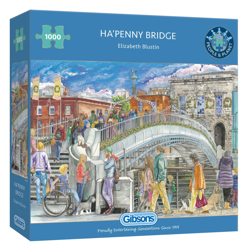 Gibson - Ha'Penny Bridge 1000 Piece Jigsaw Puzzle image 0