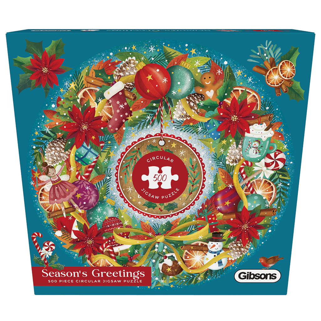 Gibson - Seasons Greetings 500 Piece Jigsaw Puzzle image 0