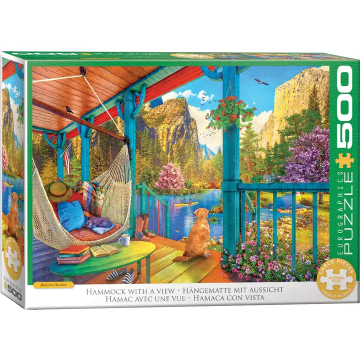 Eurographics - Hammock with A View 500 Piece Jigsaw Puzzle