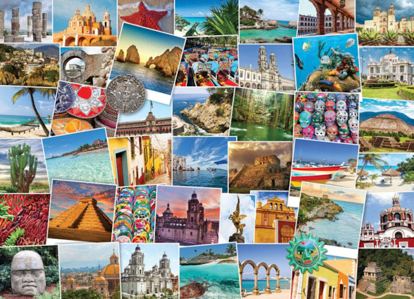 Eurographics - Globetrotter Mexico 1000 Piece Jigsaw Puzzle image 1