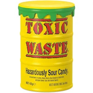 Toxic Waste Hazardously Sour Candy Yellow Drum 48gr image 0