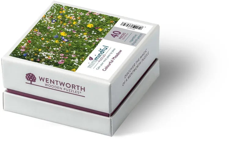 Wentworth - Colourful Meadow 40 Piece Wooden Jigsaw Puzzle