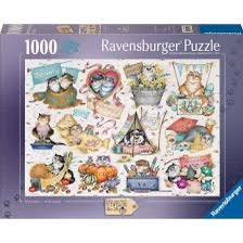 Ravensburger - Crazy Cats... A Cat's Year 1000 Piece Jigsaw Puzzle image 0