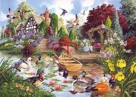 Gibson - Flora & Fauna 4 x 500 Piece Jigsaw Puzzle image 1