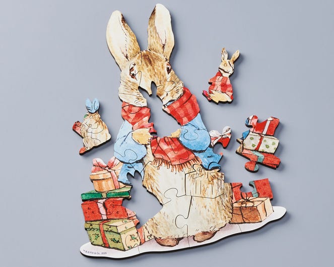 Wentworth - Happy Christmas Peter 15 Large Piece Wooden Jigsaw Puzzle