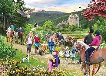 Gibson - Highland Hike 1000 Piece Jigsaw Puzzle image 1