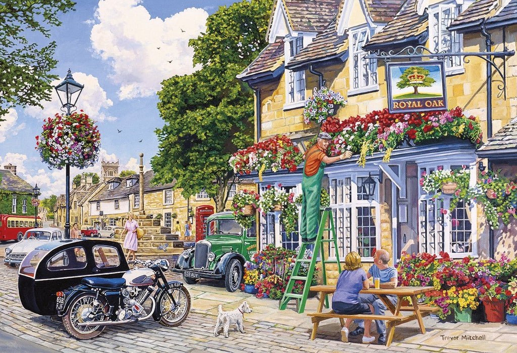 Gibson - The Gardeners Round 4 x 500 Piece Jigsaw Puzzle image 4
