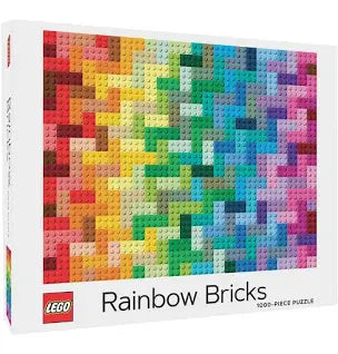 Lego Jigsaw - Rainbow Bricks 1000 Piece Jigsaw Puzzle