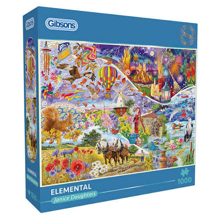 Gibson - Elemental 1000 Piece Jigsaw Puzzle
