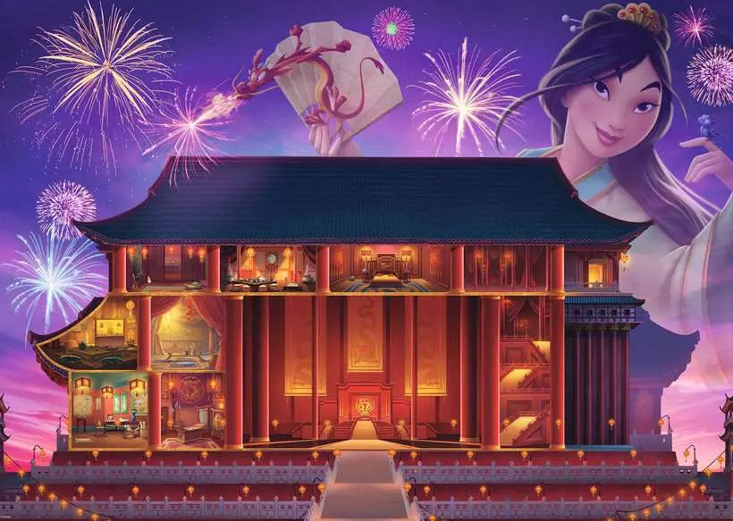 Ravensburger - Castle Collection Mulan 1000 Piece Jigsaw Puzzle