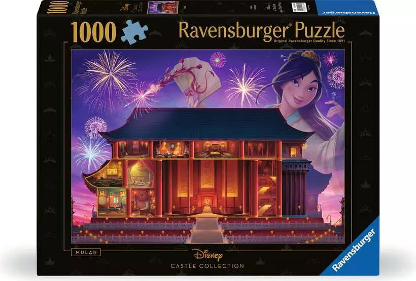 Ravensburger - Castle Collection Mulan 1000 Piece Jigsaw Puzzle