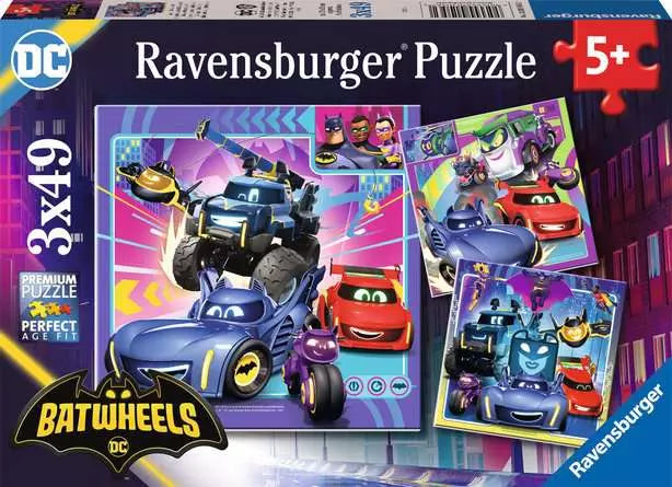 Ravensburger - 3 x 49 Calling All Batwheels Jigsaw Puzzle
