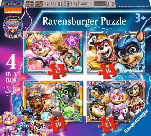Ravensburger - 4 in a Box Paw Patrol: Puppy Power Jigsaw Puzzles