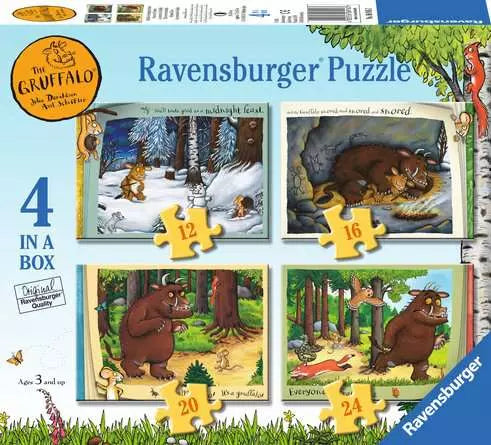 Ravensburger - 4 in a Box Gruffalo: Storybook Time