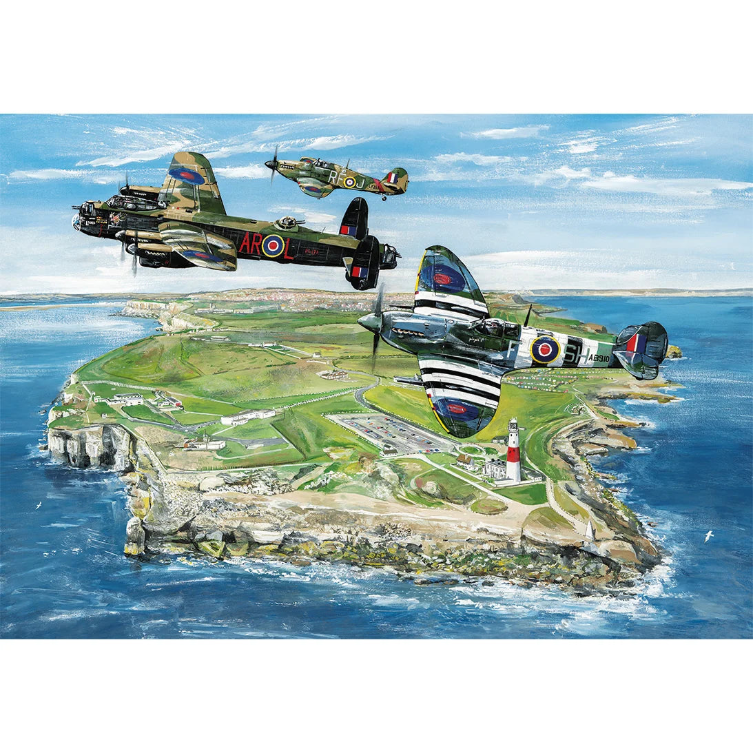 Gibsons - Wings Over Portland 500 Piece Jigsaw Puzzle