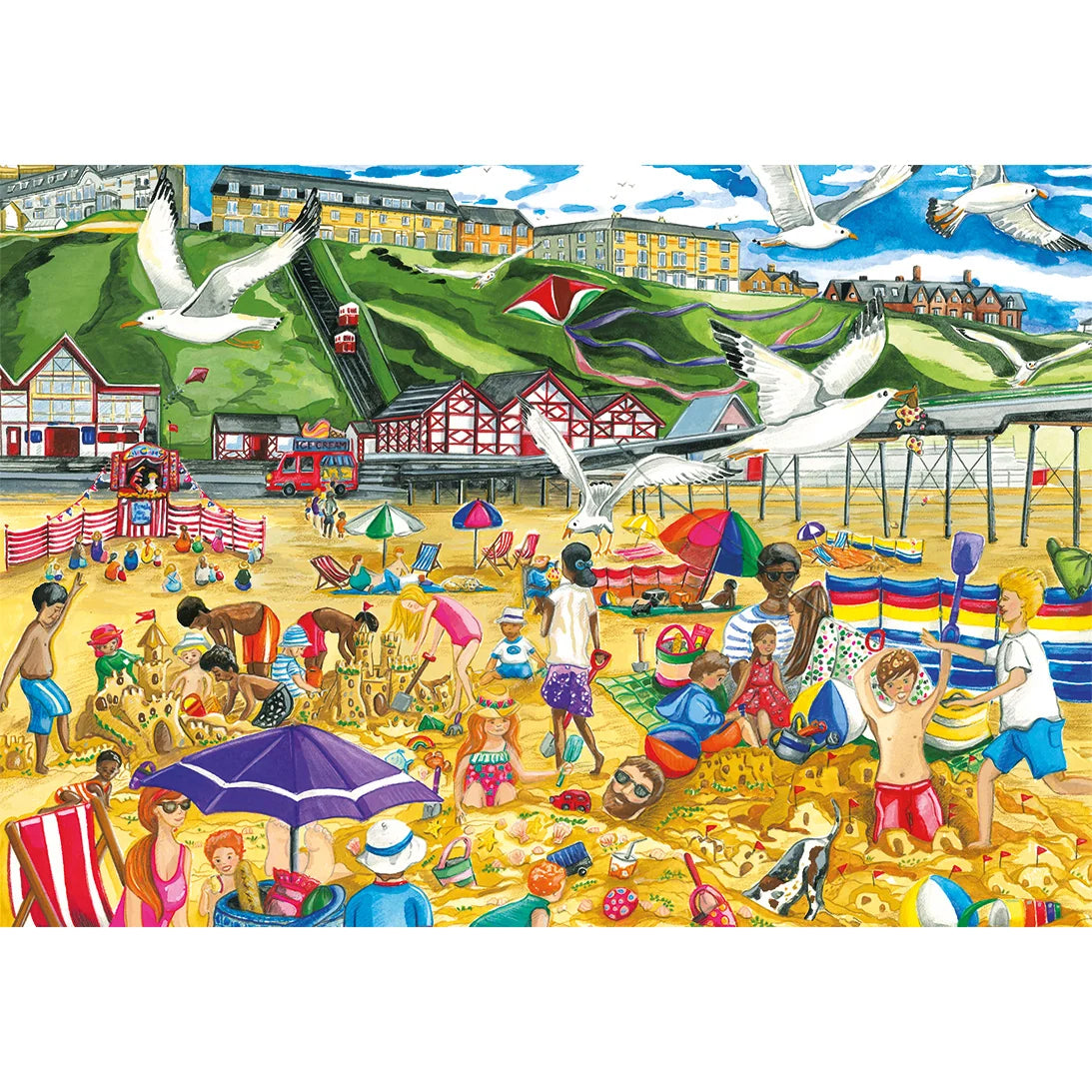 Gibson - Saltburn-by-the-Sea 500 Piece Jigsaw Puzzle